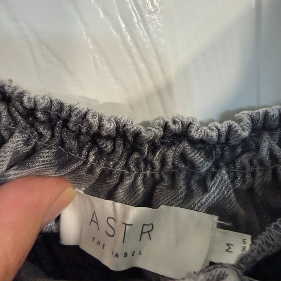 ASTR The Label Washed Denim Jumpsuit size S lightwash Casual Sleeveless - Picture 10 of 11